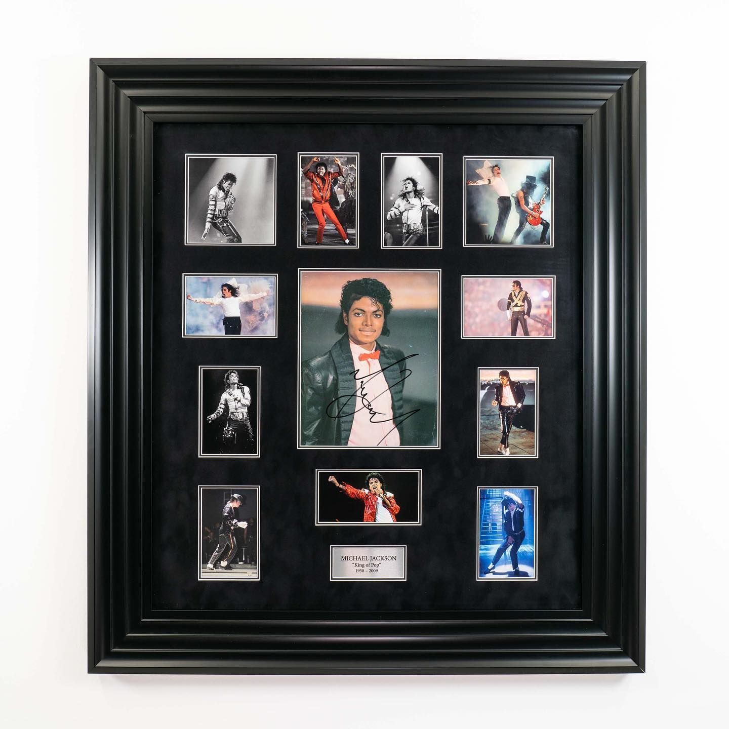 Michael Jackson signed photo collection