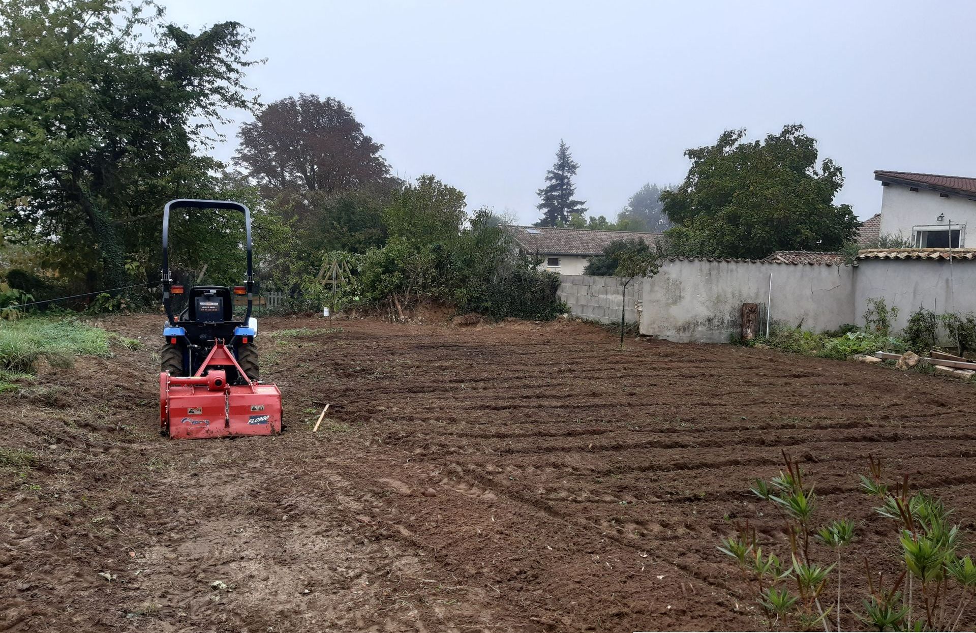 Préparation du terrain