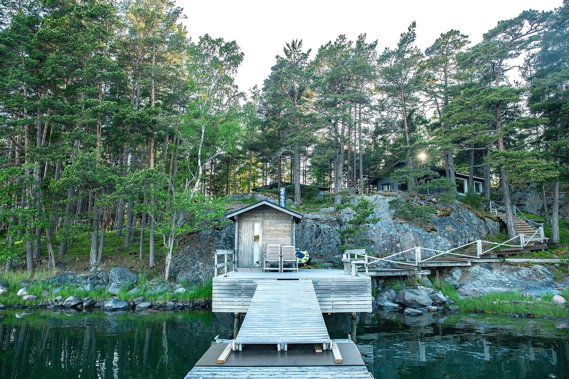 Villa Lillanissa voit nauttia luonnon hiljaisuudesta.