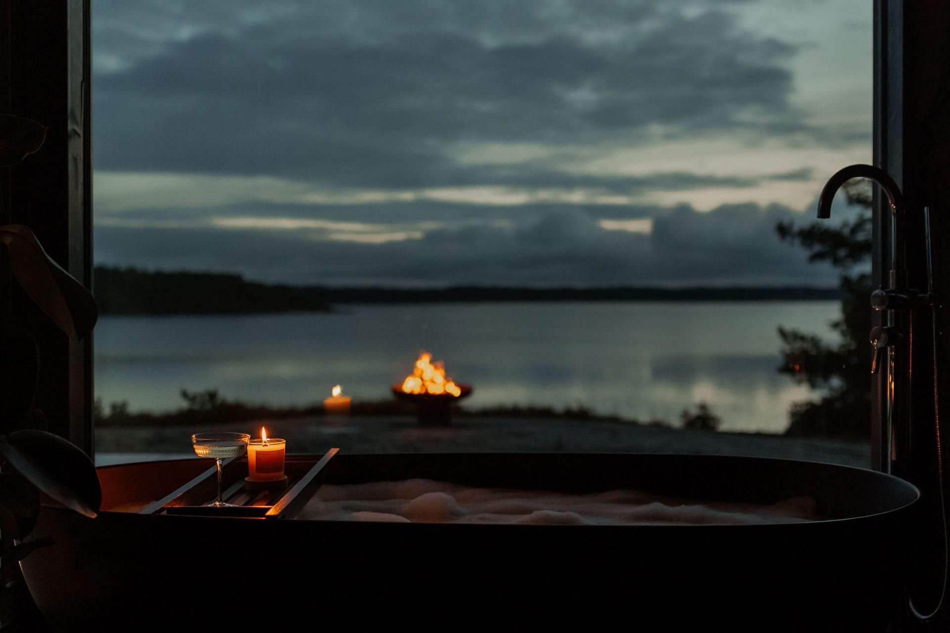 Villa Tuomirannan kylpyamme