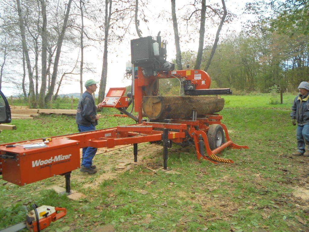 Sciage de bois de charpente
