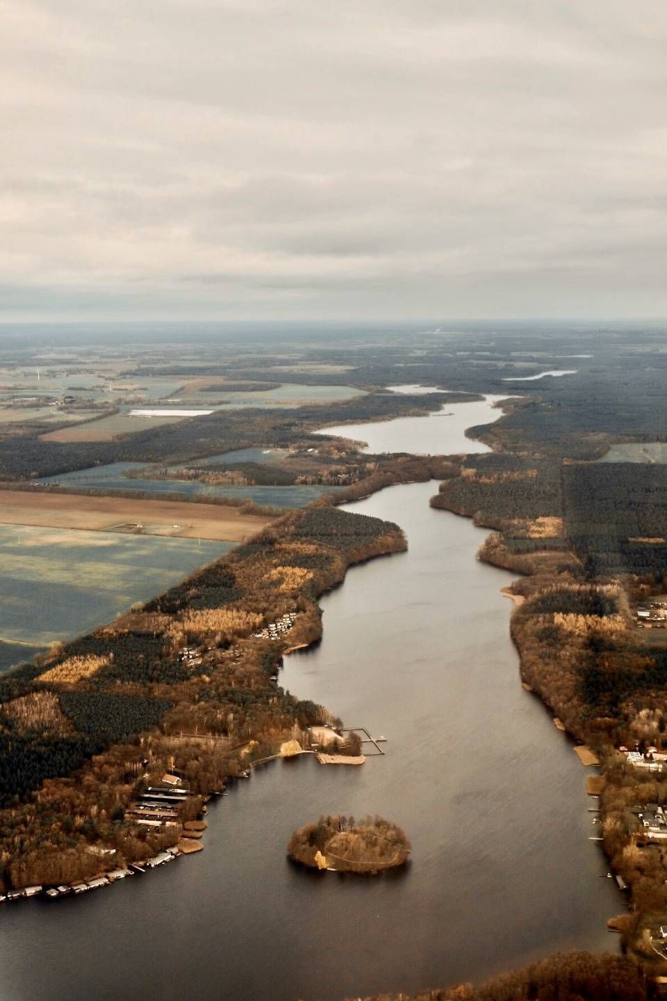 Flugplatz Pension Fly Inn Kyritz bei Sonnenuntergang