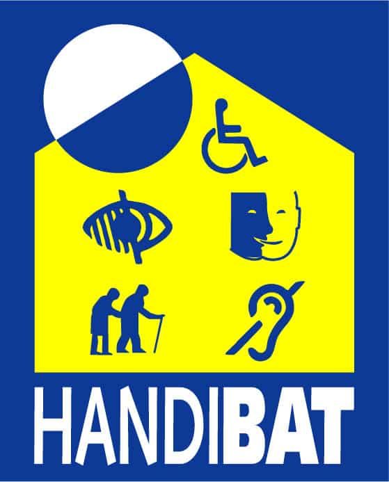 Logo d'accessibilité Handibat