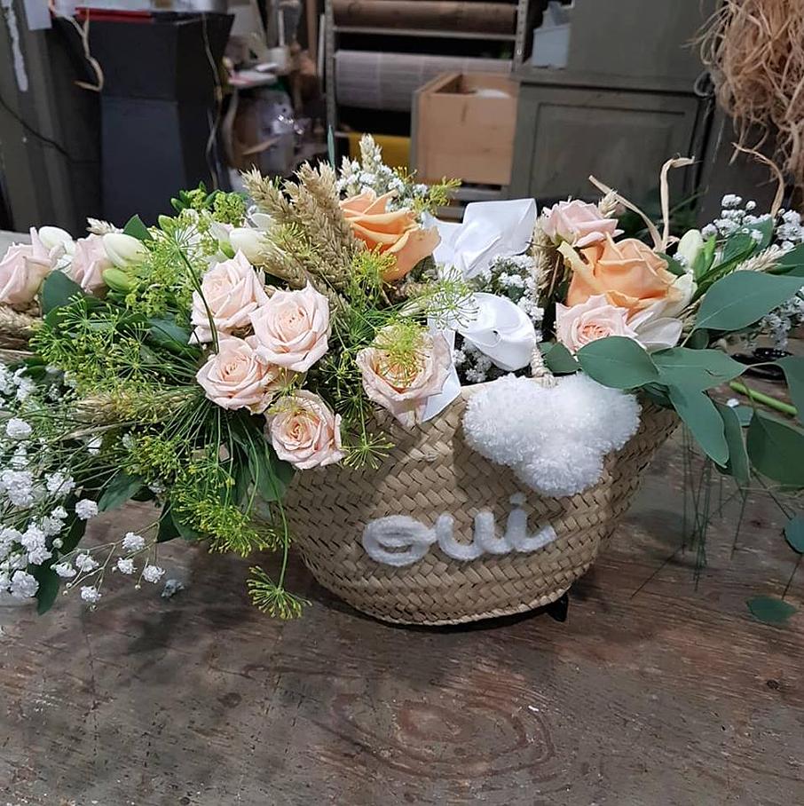 Décoration florale originale pour mariage