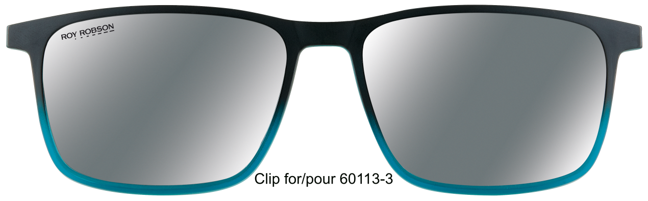 Eine Sonnenbrille mit blauem Rahmen und silbernen Gläsern auf weißem Hintergrund.