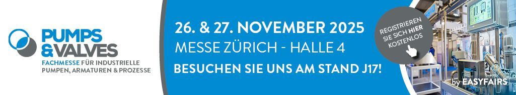 Pumps&Valves 2025 Kostenlos / Gratis Ticket