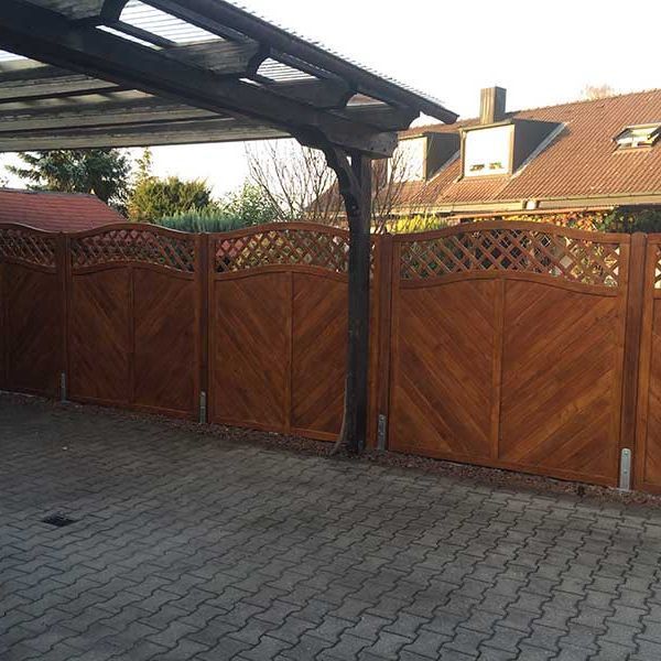 Zaun und Holzarbeiten