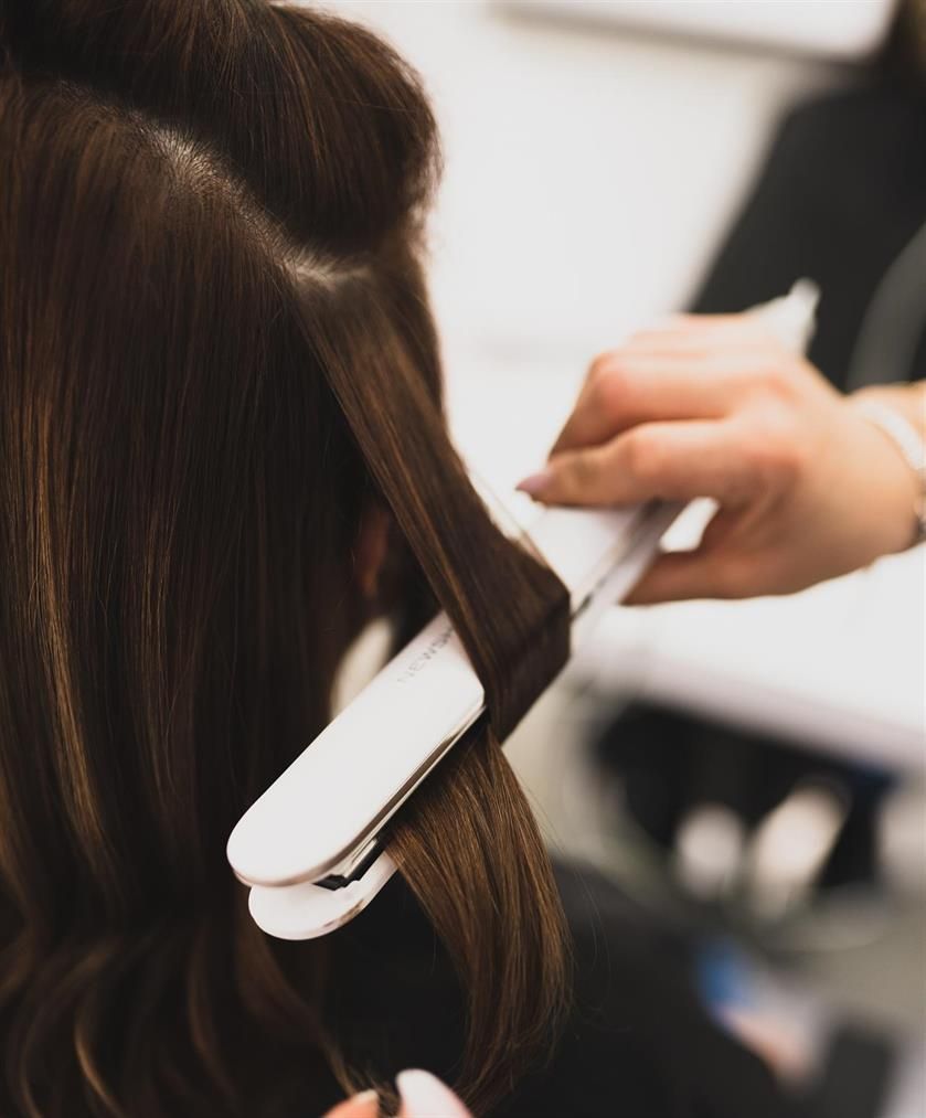 Haare glätten Haare glätten