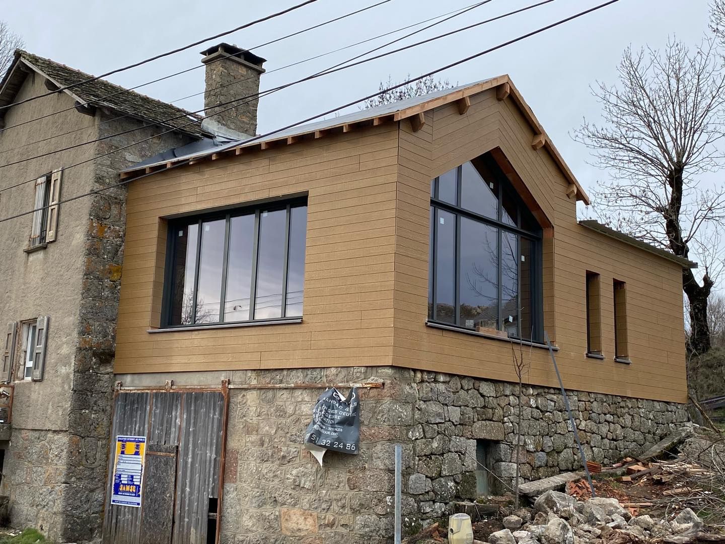 Extension de maison en bois
