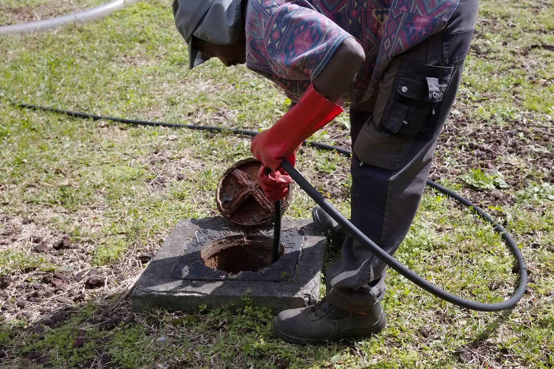 Vidange d'une petite canalisation