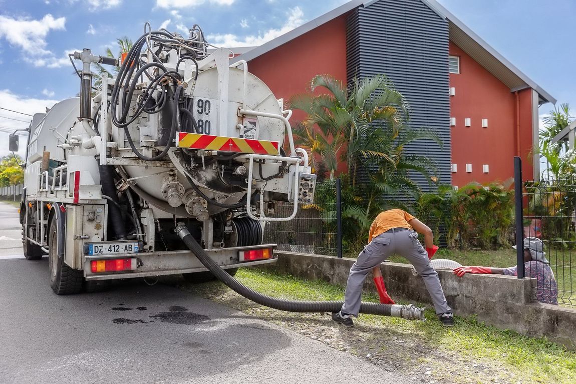 Vidange d'une canalisation