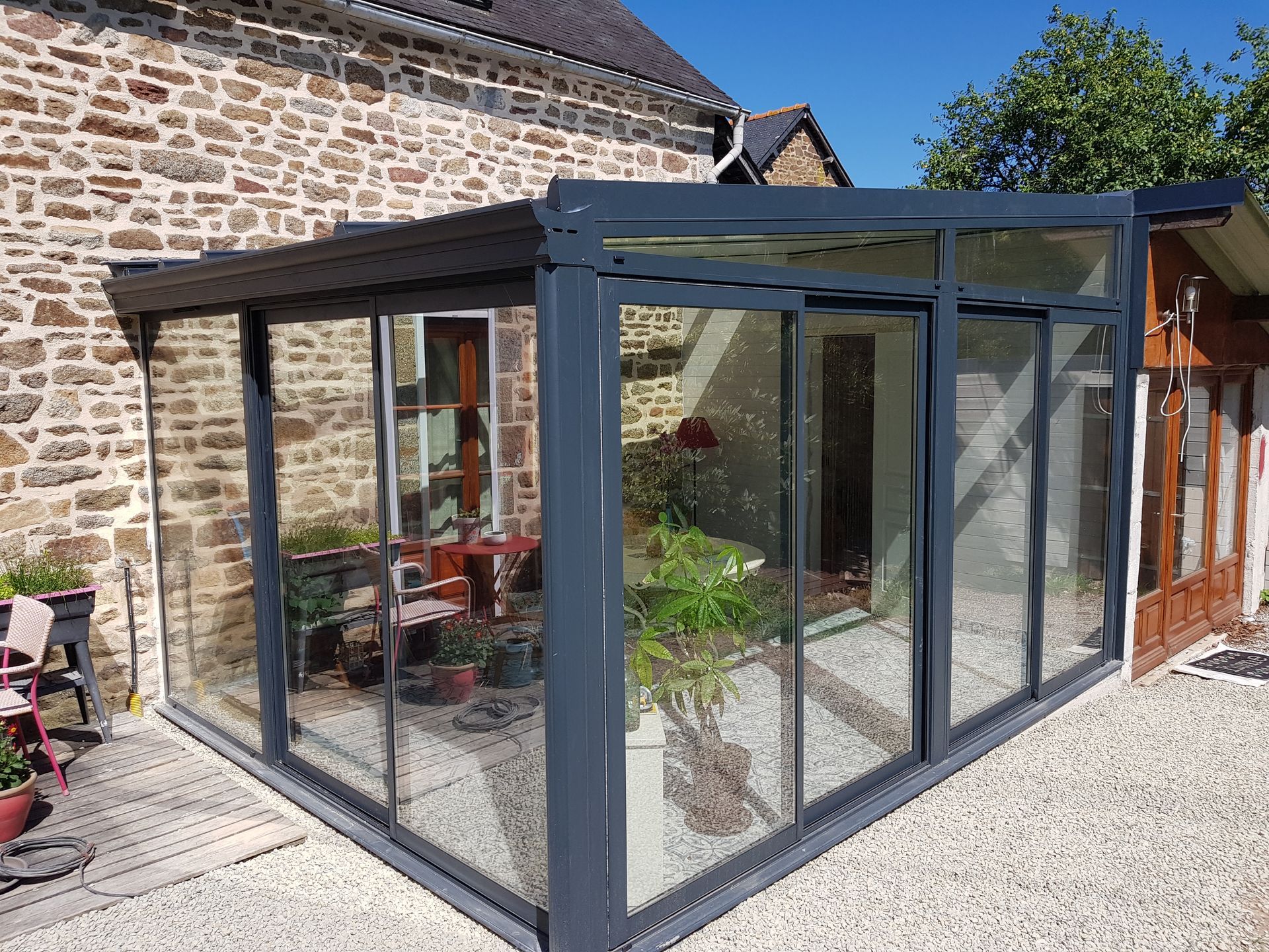 Véranda en aluminium