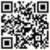 Code QR noir et blanc dans le coin supérieur gauche sur fond blanc