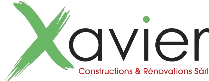 Le logo de xavier constructions et rénovations srl