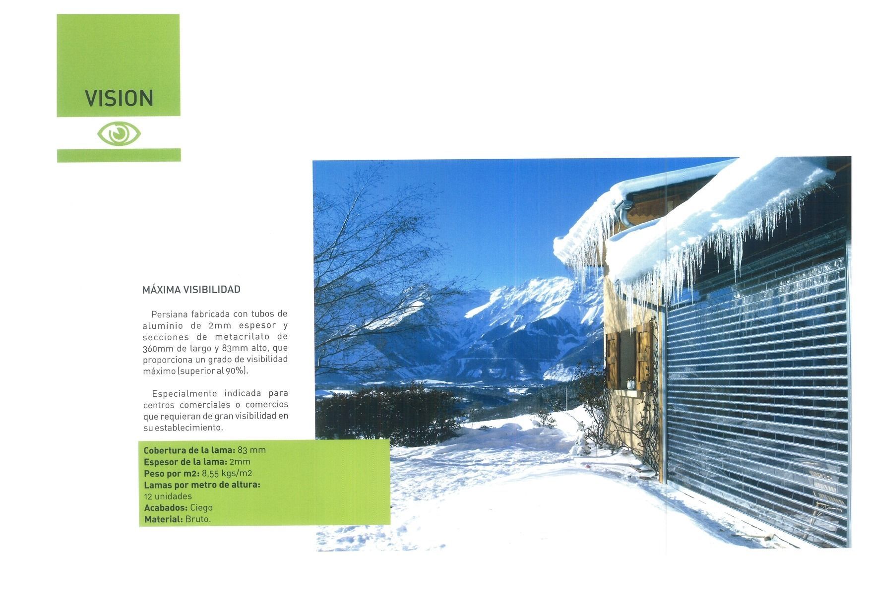 PERSIANAS ENROLLABLES