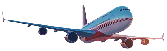Image d'un avion en vol.