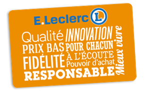 Visuel de la carte E.Leclerc.