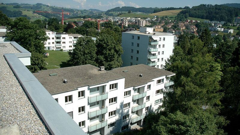 Dächer von Wohngebäuden, Foto der Josef Frefel GmbH