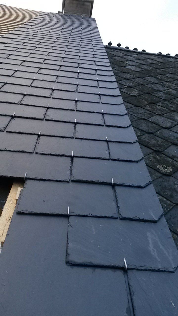 Rénovation d'ardoises naturelles