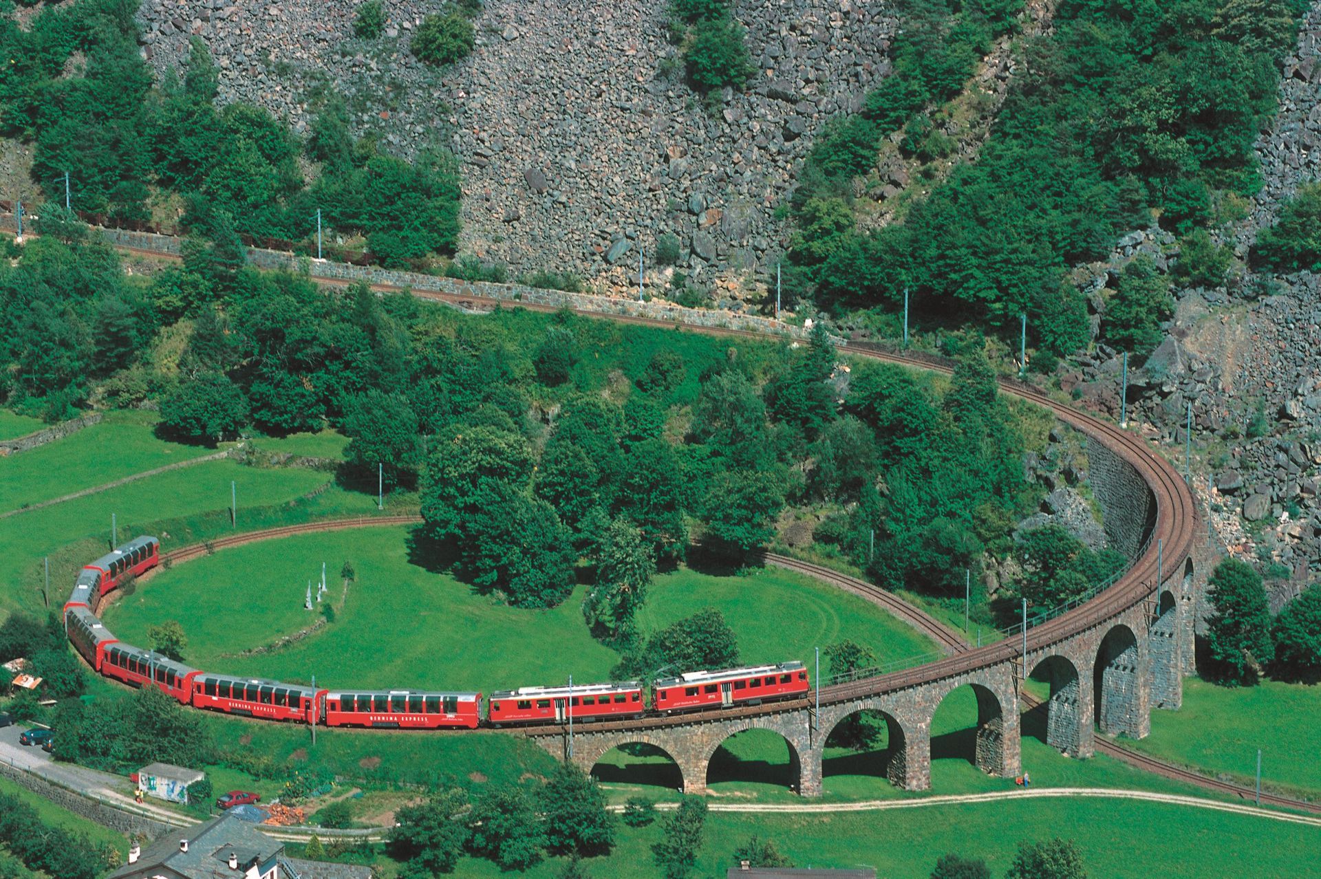 Bernina- und Glacier-Express