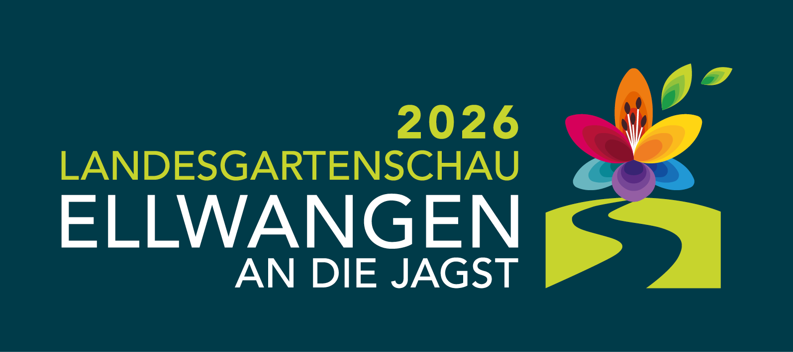 Logo der Landesgartenschau Ellwangen 2026 Logo der Landesgartenschau Ellwangen 2026