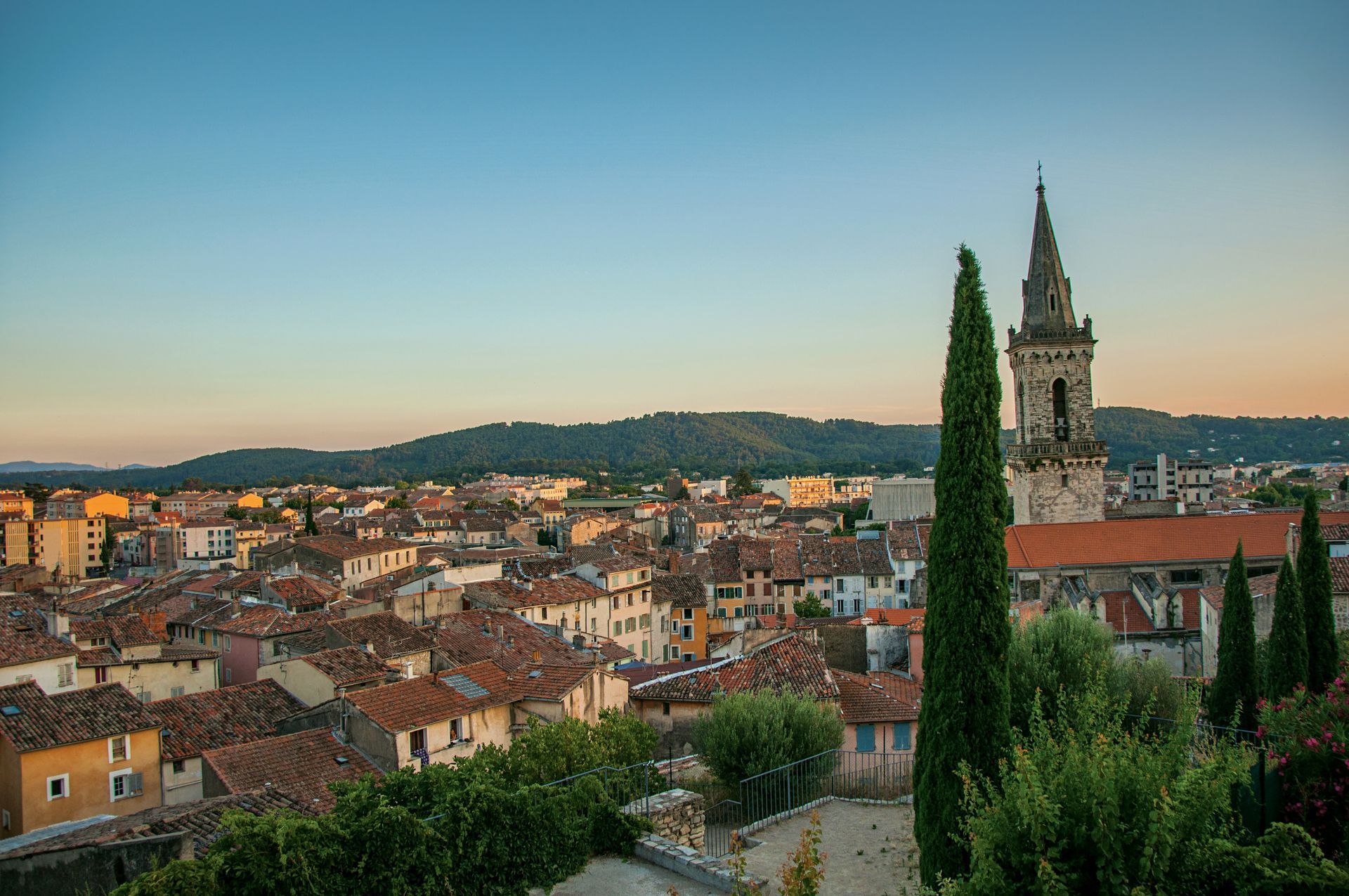 Panorama de la ville de Draguignan