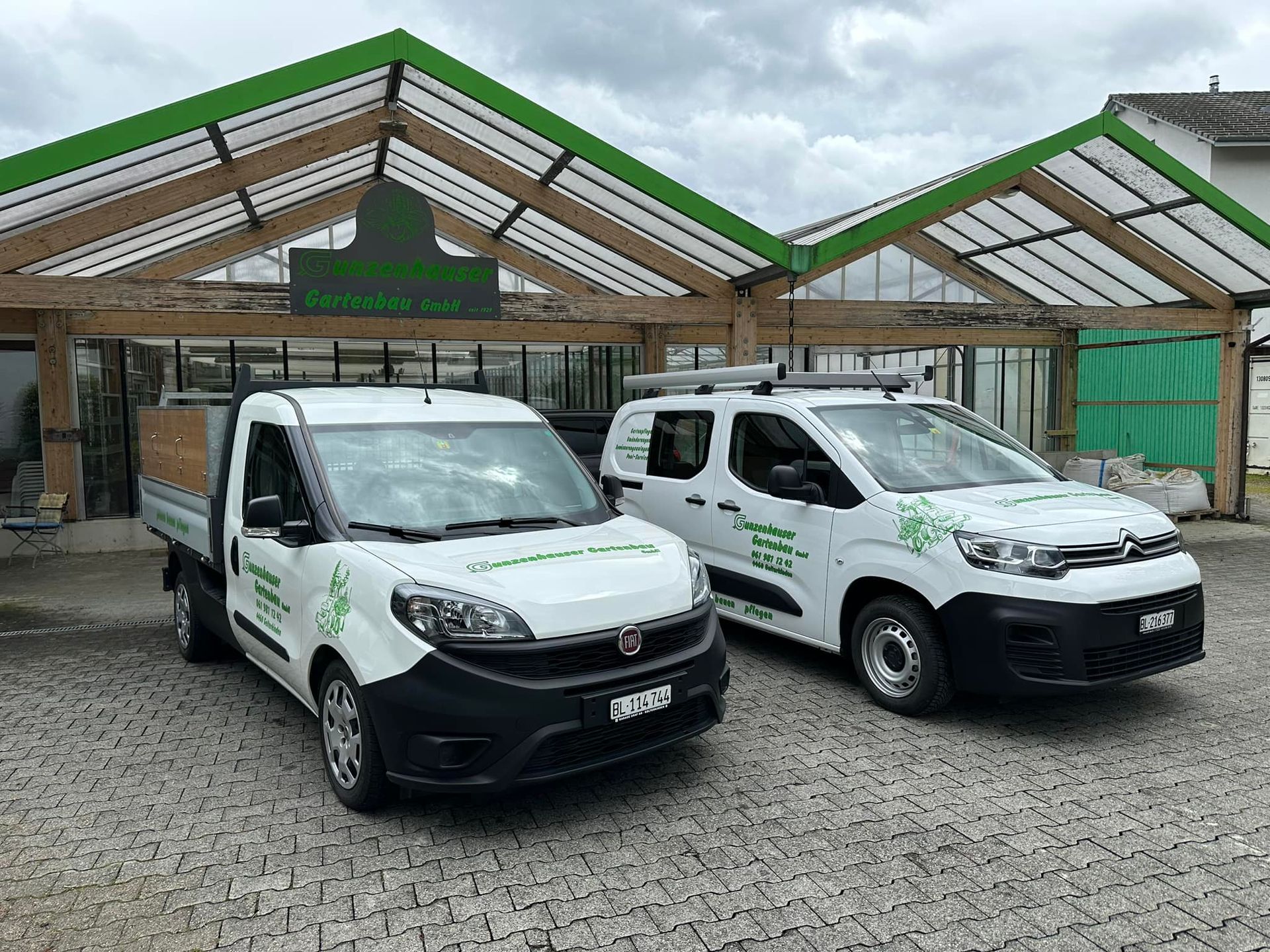 Transporter Gunzenhauser Gartenbau GmbH Gelterkinden