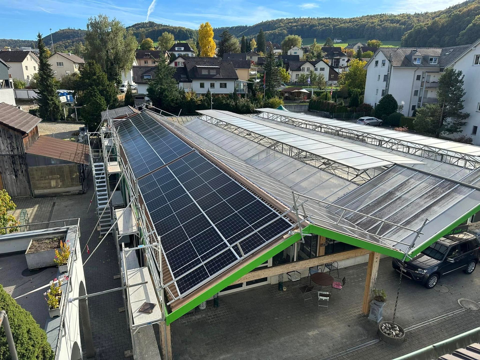 Bau unserer PV Anlage zur Eigenversorgung mit grünem Strom