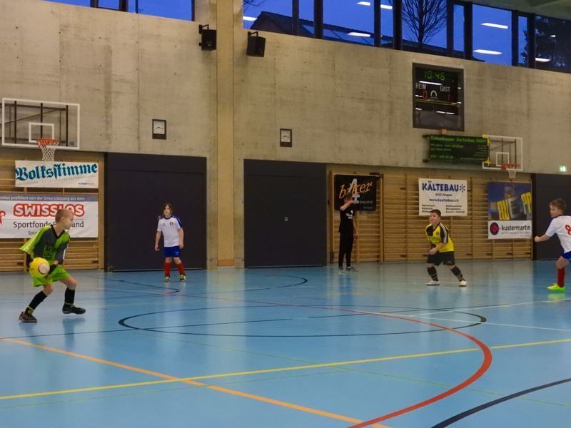 Hallenfussballspiel vom FC Gelterkinden