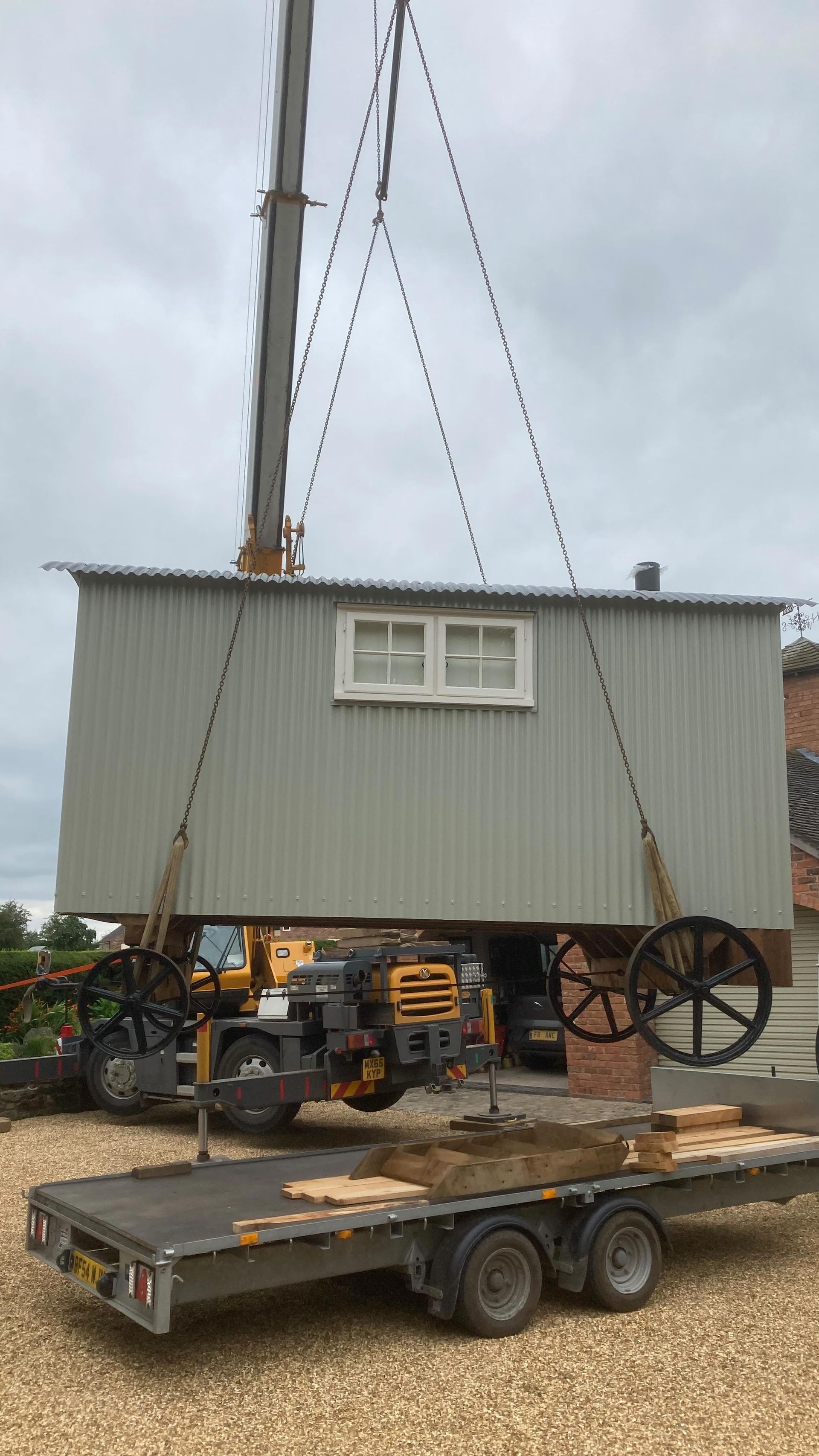Delivering Shepherd Hut