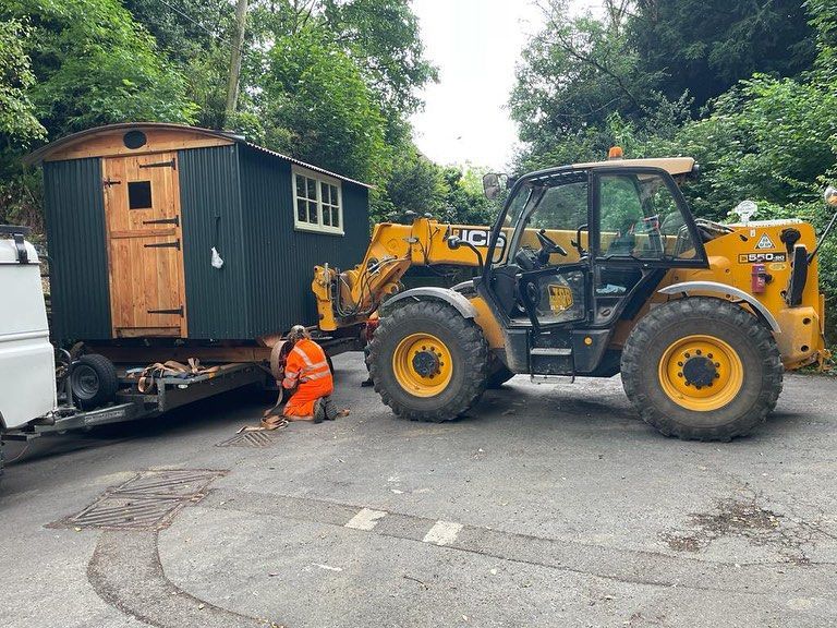 Delivering Shepherd Hut