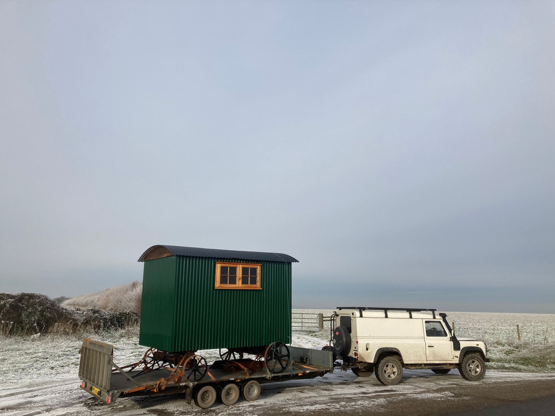 Delivering Shepherd Hut