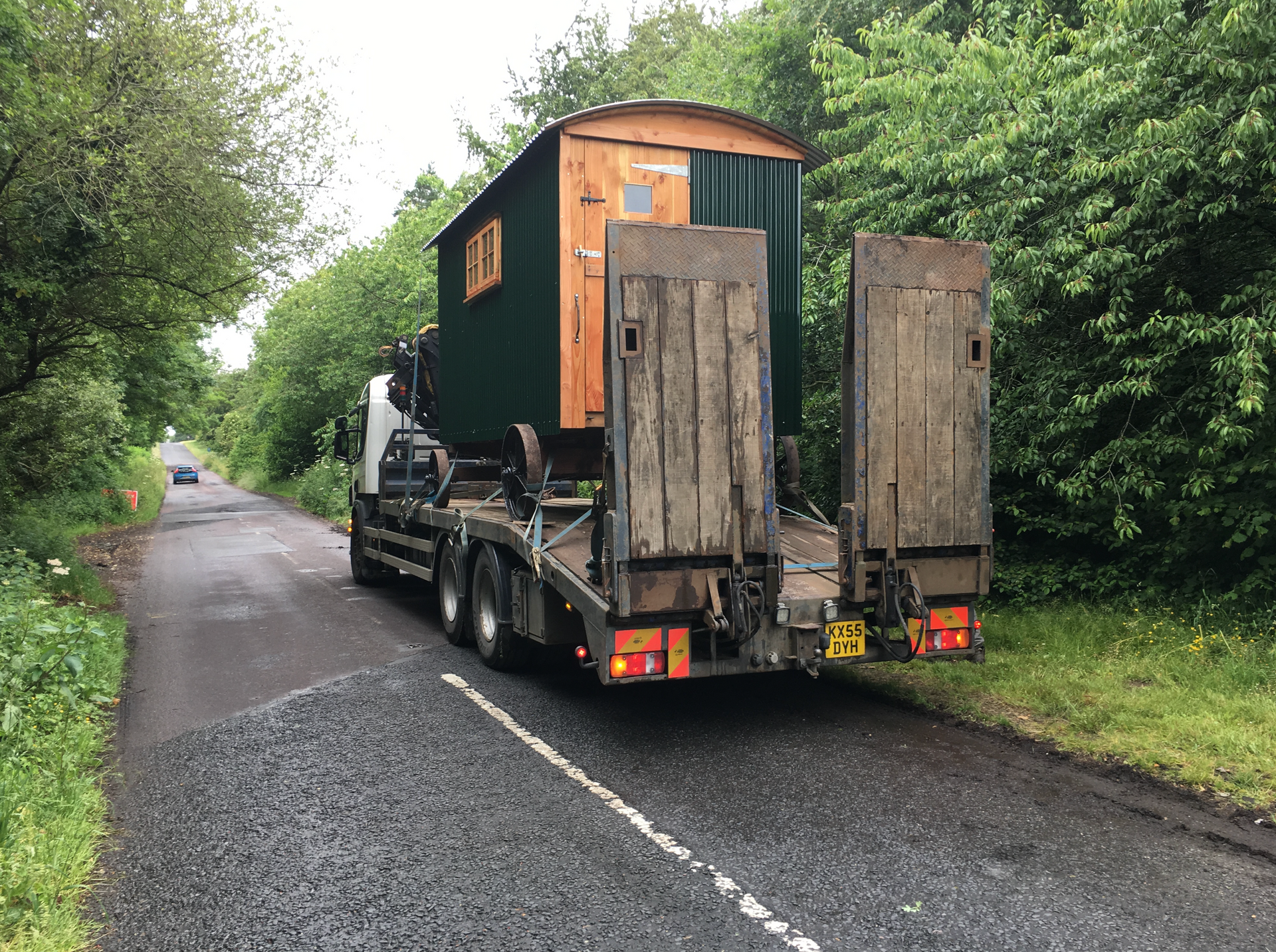 Delivering Shepherd Hut