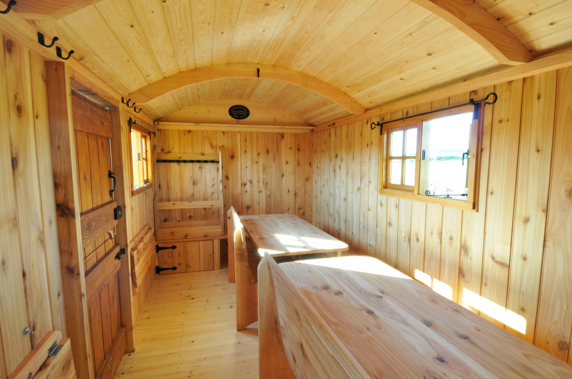 Shepherd Hut Private Dining Space
