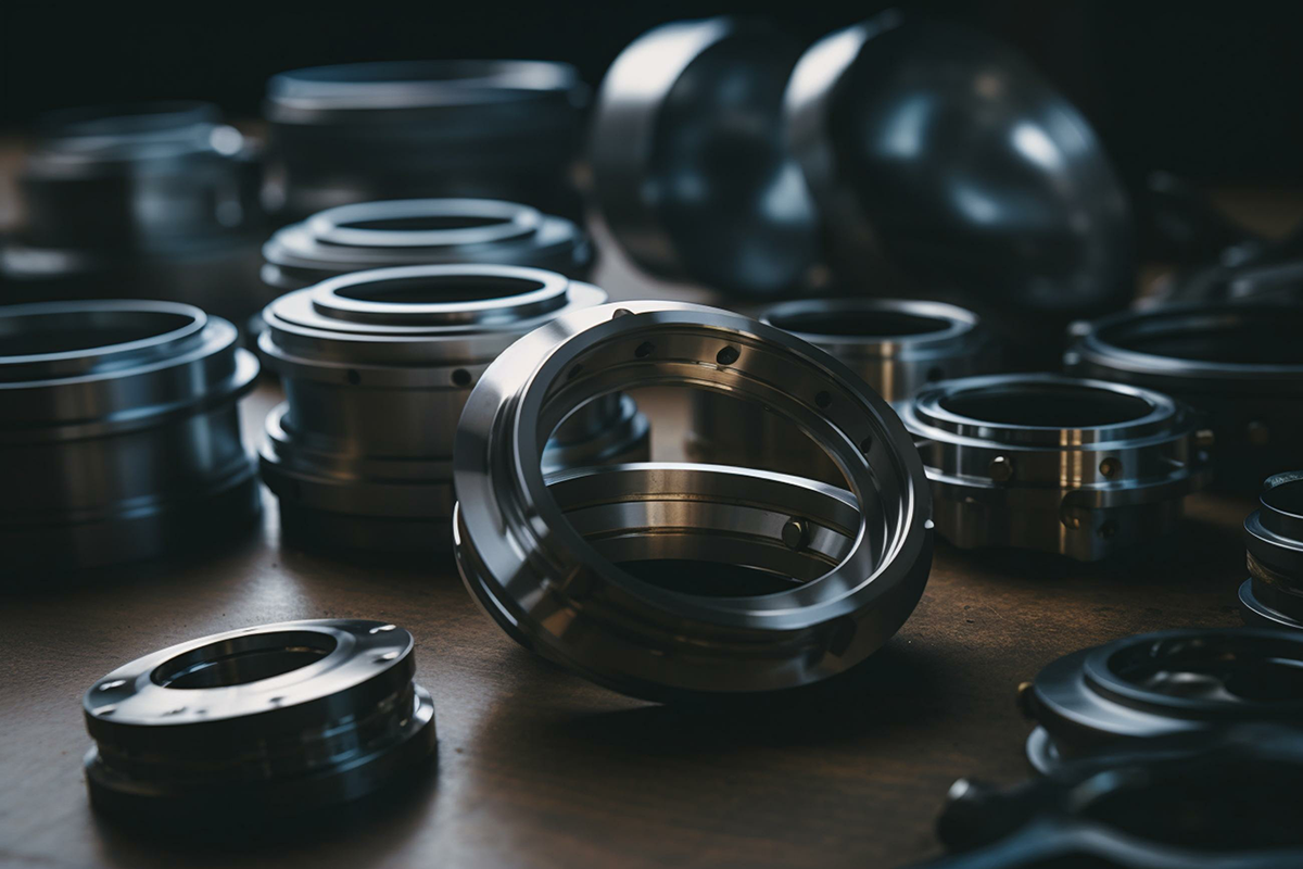 Des pièces en aluminium