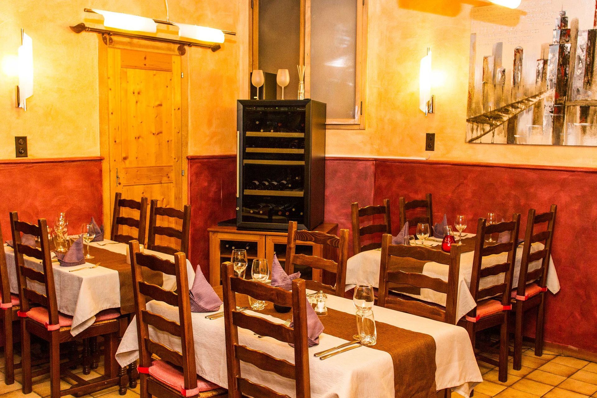 Les tables - Café des Vergers