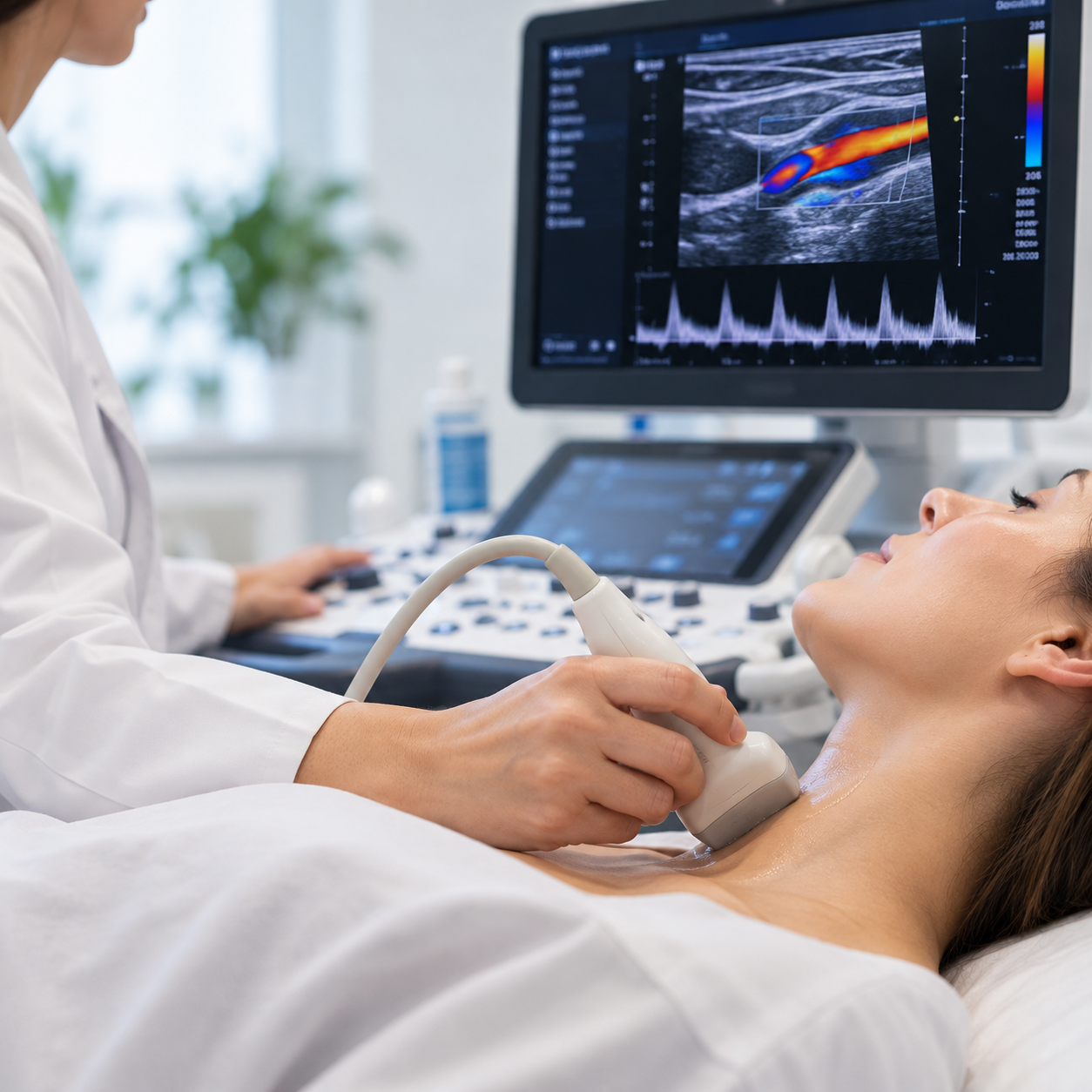 Exploración mediante ecografía en Radiología Yangüela, Logroño