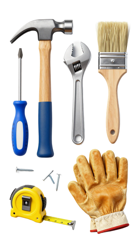 Varias herramientas manuales:
