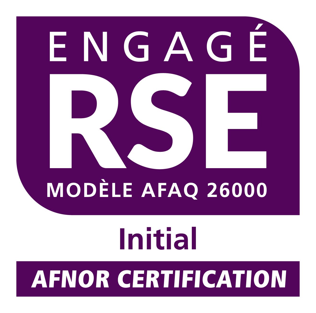 Logo Engagé RSE Afnor