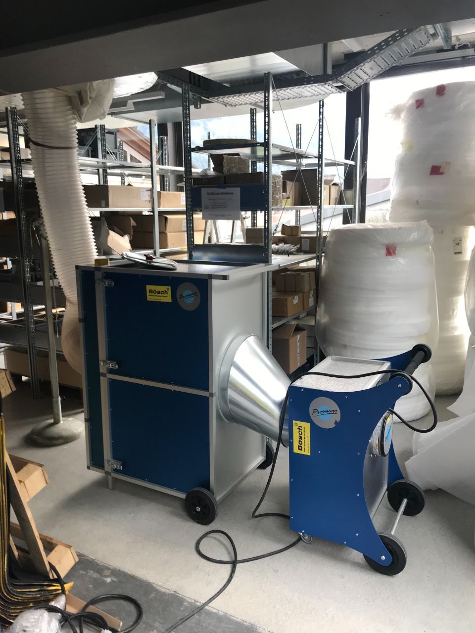 Lüftungsgerät, Foto von Wasair.ch