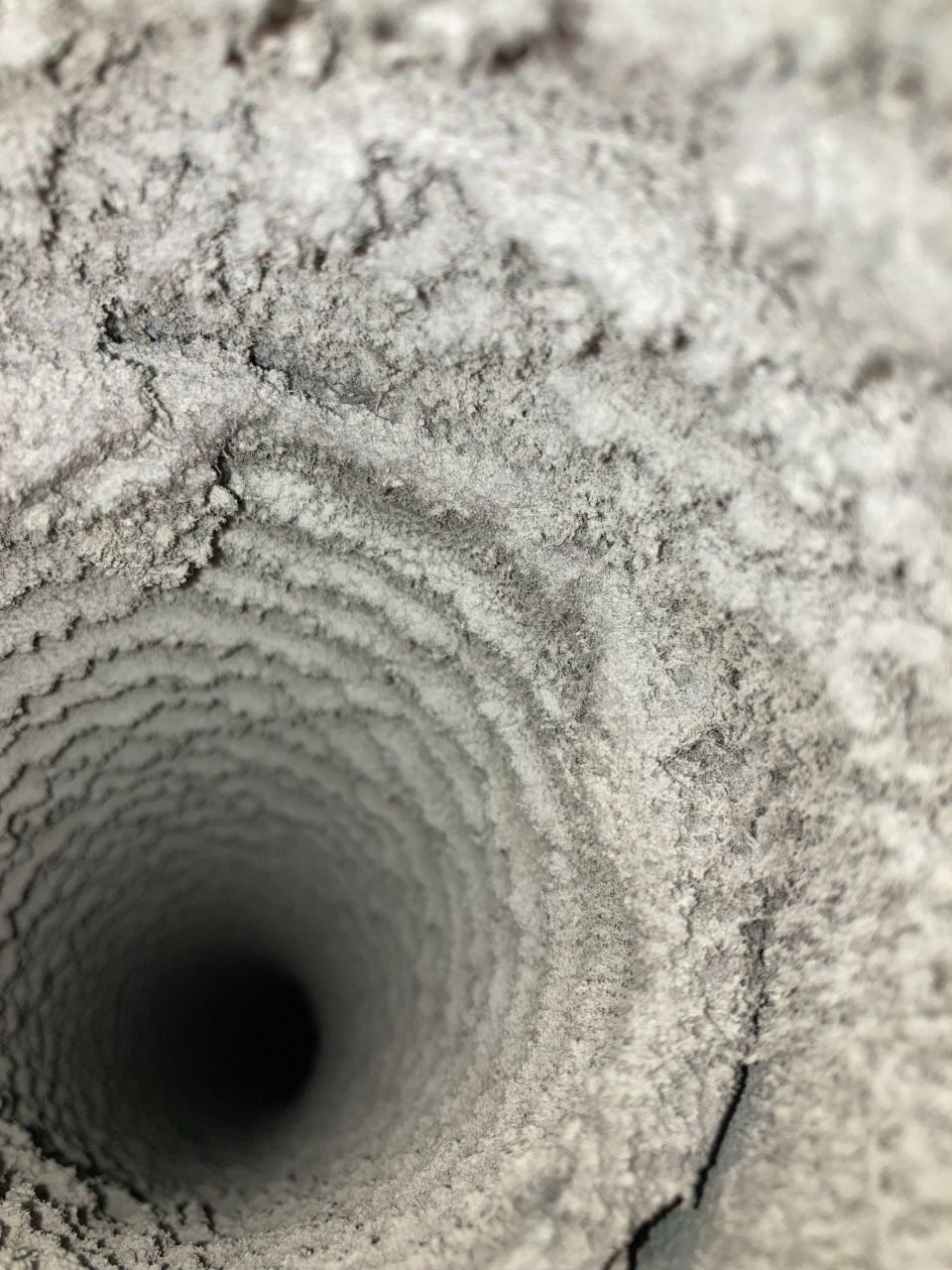 Verschmutztes Lüftungsrohr, Foto von Wasair.ch