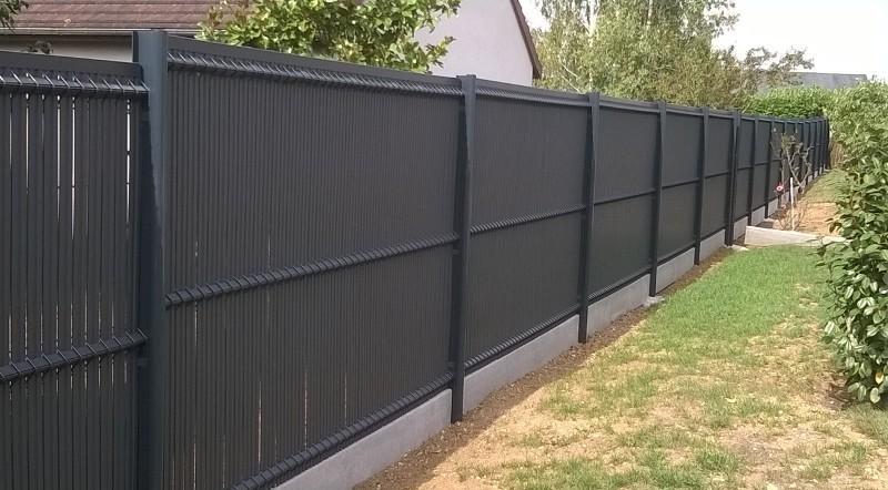 Installation de clôture
