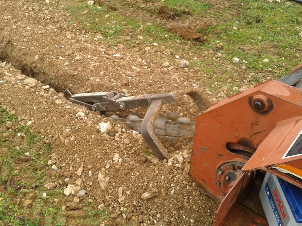 Creusage pour l'irrigation