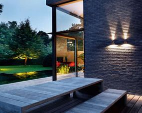 Stilvolle Außenbeleuchtung