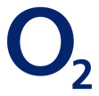 El logotipo de O2 es un círculo azul con un círculo blanco dentro.