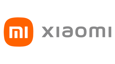 El logotipo de Xiaomi es naranja y blanco sobre un fondo blanco.
