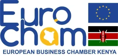 The logo for the euro cham european business chamber kenya