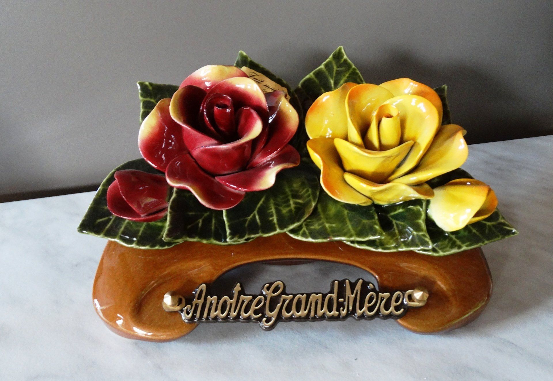 Plaque florale