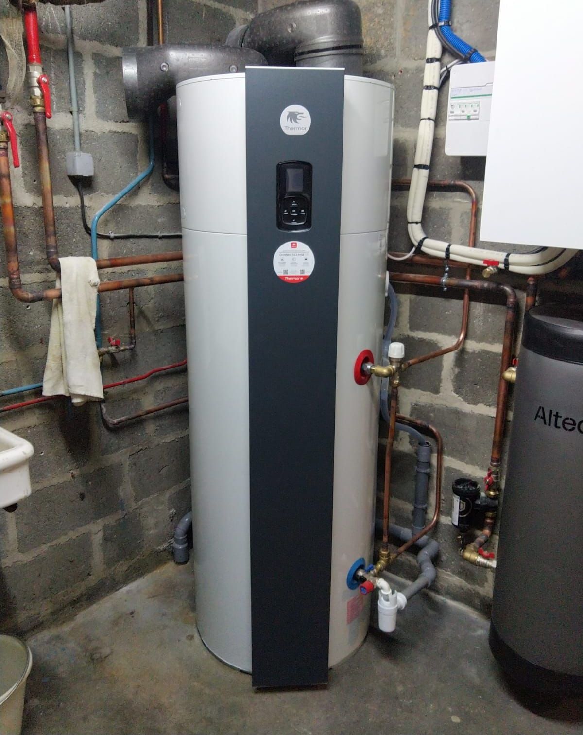 Chaudière pour produire de l'eau chaude