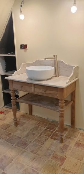 Meuble avec vasque de salle bain